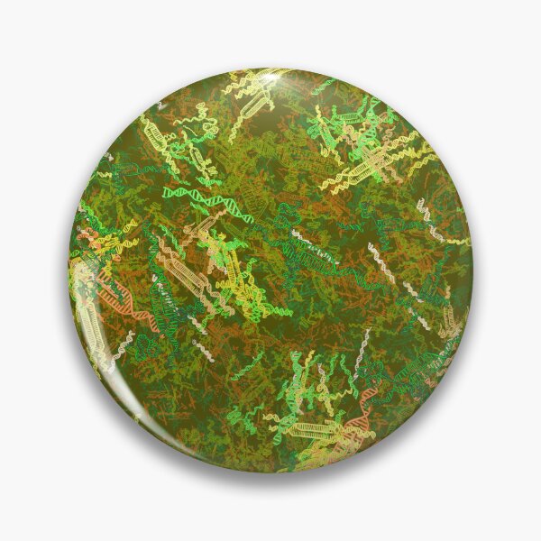 Item preview, Green CRISPR Genetic Editing Pattern designed and sold by vividbiology.