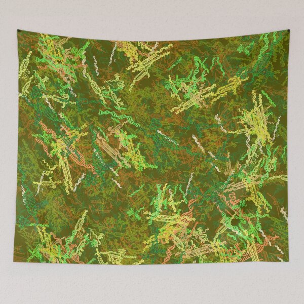Item preview, Green CRISPR Genetic Editing Pattern designed and sold by vividbiology.