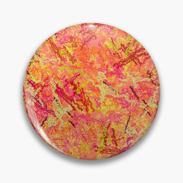 Item preview, Rose and Yellow CRISPR Genetic Editing Pattern designed and sold by vividbiology.