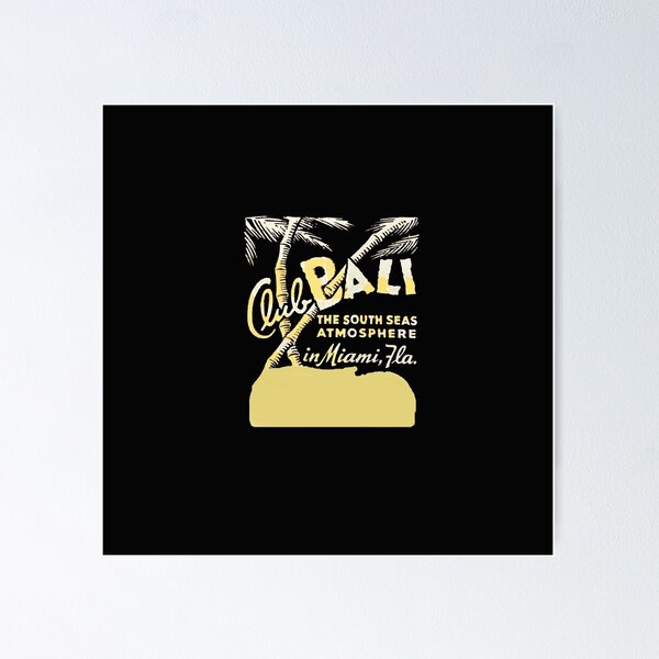 Item preview, Vintage Club Bali - Miami, Florida designed and sold by QuayTradingCo.