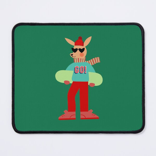 Item preview, Snowboarding Kangaroo designed and sold by GasconyPassion.