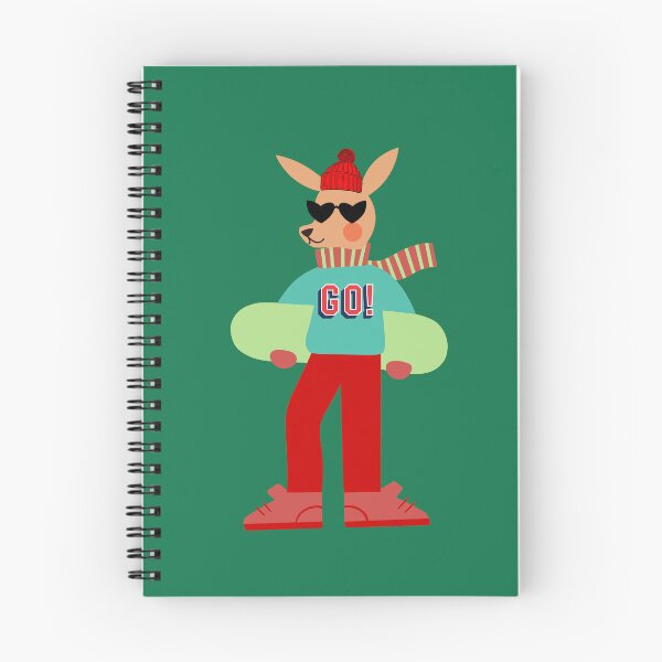 Item preview, Snowboarding Kangaroo designed and sold by GasconyPassion.
