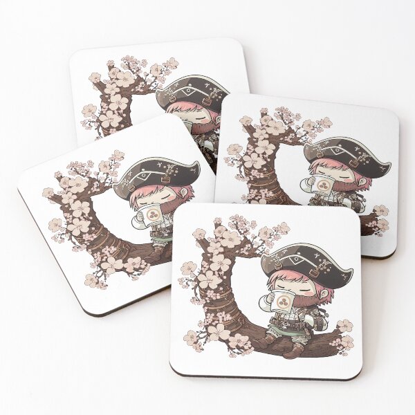 Item preview, Coffee Pirate Under A Sakura Tree designed and sold by HappyPrompt.