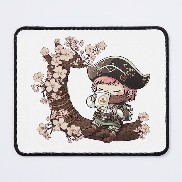 Item preview, Coffee Pirate Under A Sakura Tree designed and sold by HappyPrompt.