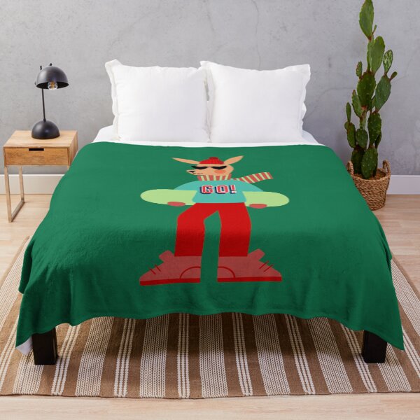 Item preview, Snowboarding Kangaroo designed and sold by GasconyPassion.