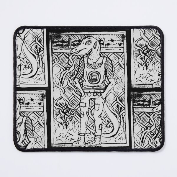 Item preview, Equality Lizard Linocut Print designed and sold by Soaked-N-Bleach.