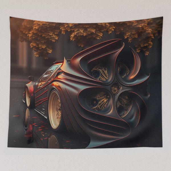 Item preview, High-Speed Harmony: Abstract Supercar Art designed and sold by BIBIHOX.