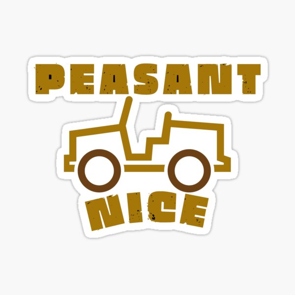 Nice jeep peasant deals decal