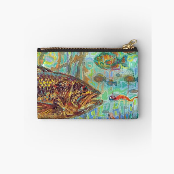 Item preview, Largemouth Bass Portrait With Lure designed and sold by elfeather.