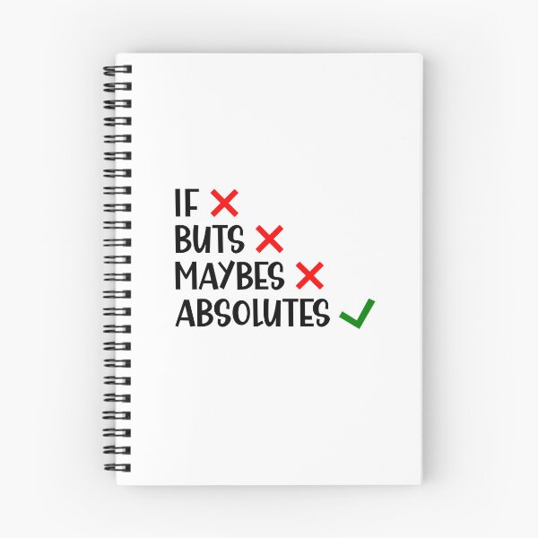 Item preview, I Don't Do if Buts and Maybes I Do Absolutes Funny British Saying designed and sold by Dexter Freeman.