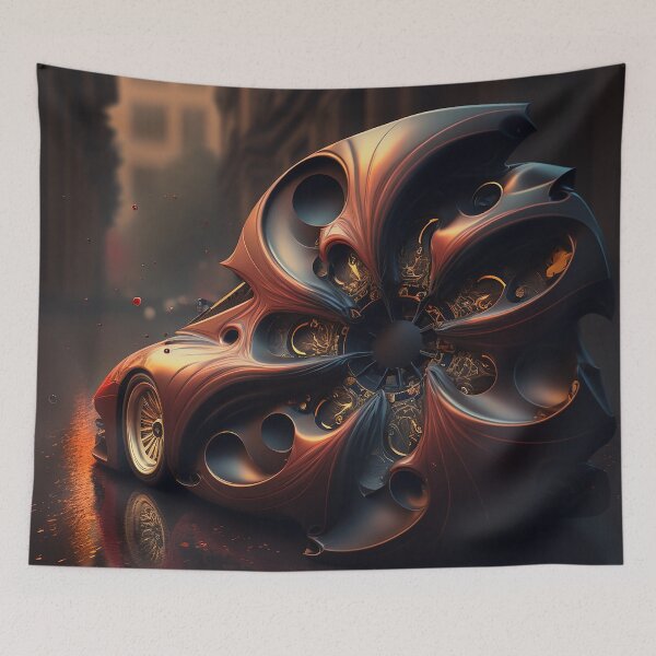 Item preview, Race-Inspired: Abstract Art of a Supercar designed and sold by BIBIHOX.