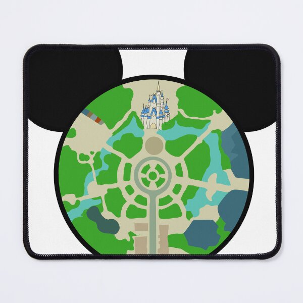 Item preview, Magic Kingdom map designed and sold by minimalistmco.