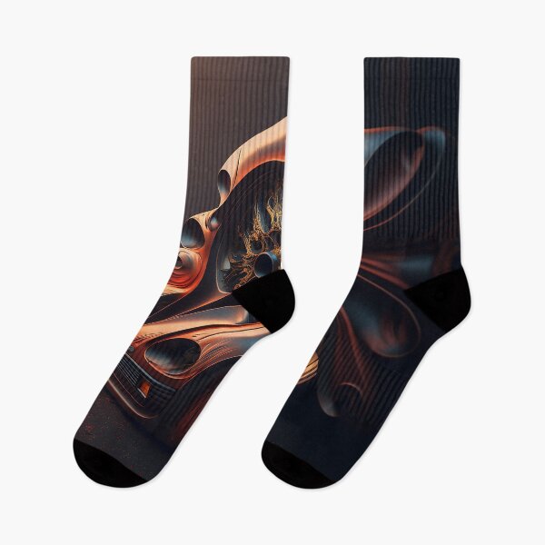 Item preview, Chrome & Canvas: Abstract Supercar Masterpiece designed and sold by BIBIHOX.
