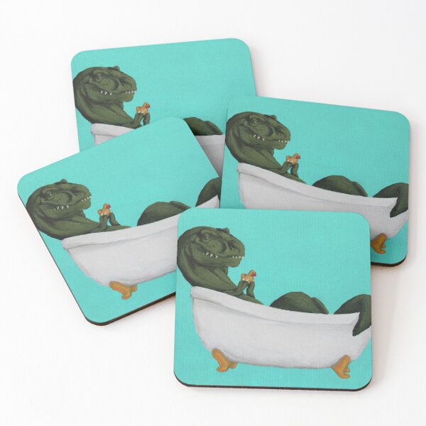 Item preview, Bath Time for T-Rex designed and sold by theartofdeb.