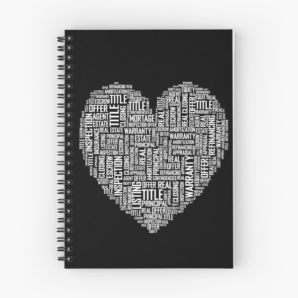 Item preview, Heart of Words - Real Estate Heart designed and sold by molamode.