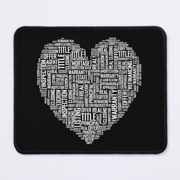 Item preview, Heart of Words - Real Estate Heart designed and sold by molamode.