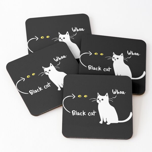 Item preview, Black And White Cats - Funny Saying designed and sold by ghazalish.
