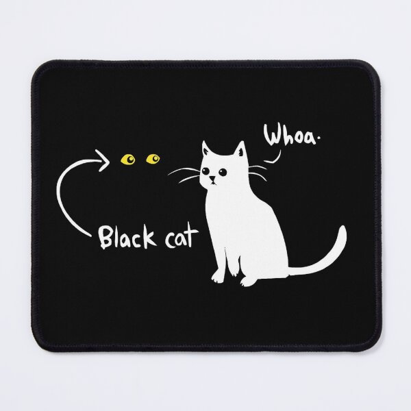 Item preview, Black And White Cats - Funny Saying designed and sold by ghazalish.