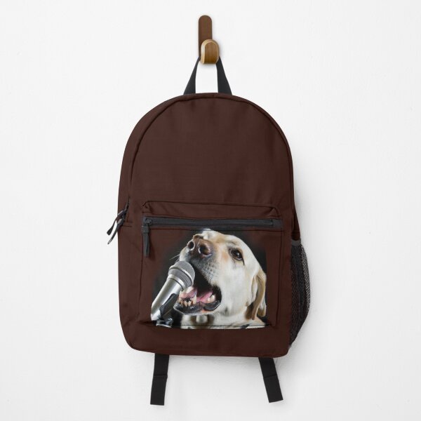 Item preview, Rock Star Labrador Retriever Singing In A Microphone, Dog 1 designed and sold by LesTheArt.
