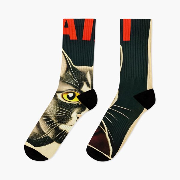 Item preview, Retro Propaganda Cats Image - Vintage Style designed and sold by Dalive.
