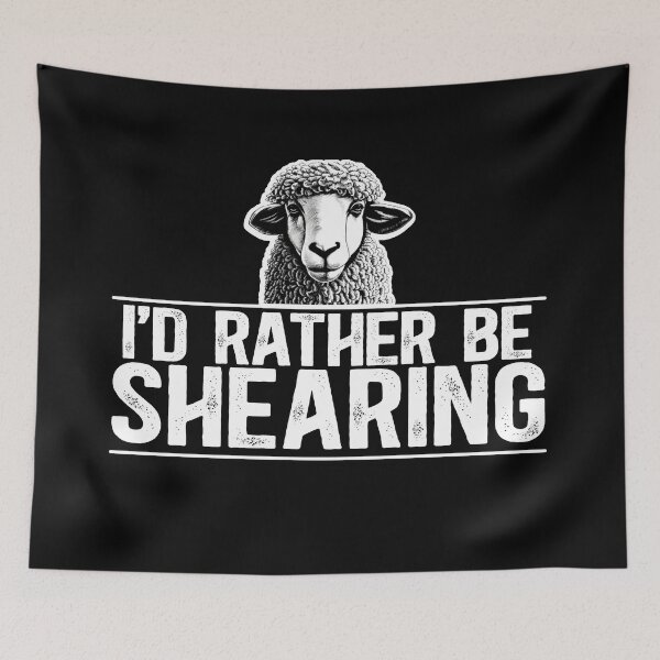 Item preview, I'd Rather Be Shearing - Sheep Shearing designed and sold by TeesYouWant.