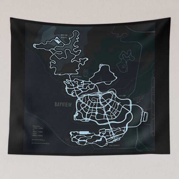 Item preview, Need For Speed Underground 2 | Bayview Map designed and sold by Komarske.