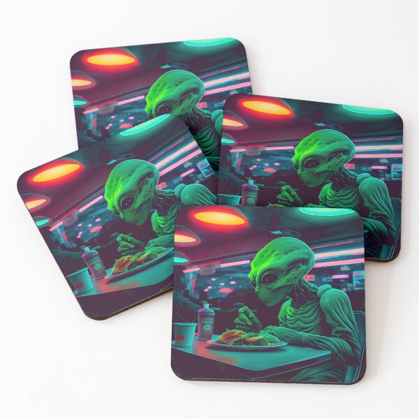 Item preview, Alien Diner  designed and sold by Artistic Pandas.