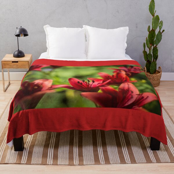 Item preview, Bright Red Lilly's designed and sold by Alanafinephoto.