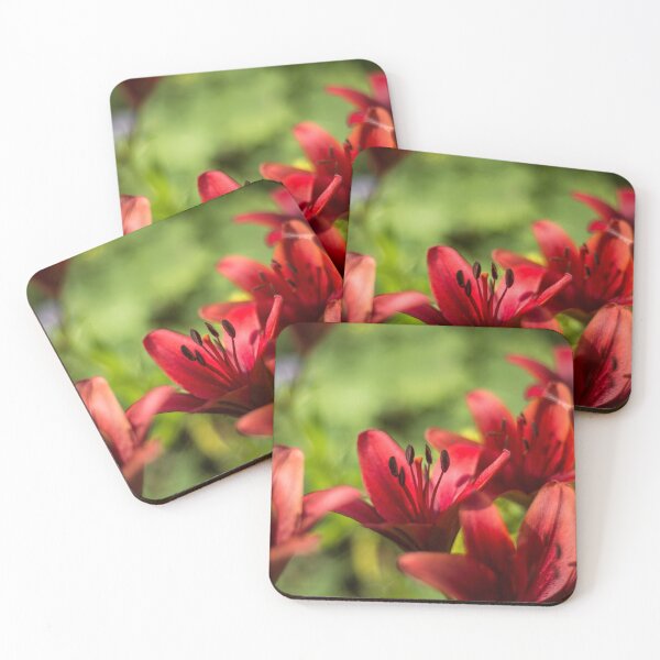 Item preview, Bright Red Lilly's designed and sold by Alanafinephoto.