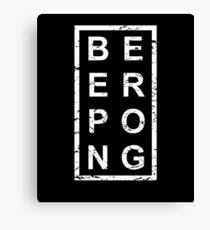 Stylish Beer Pong Canvas Print