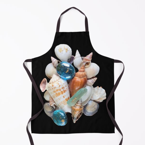Item preview, Shell collage with beach glass designed and sold by Susan Gallup.