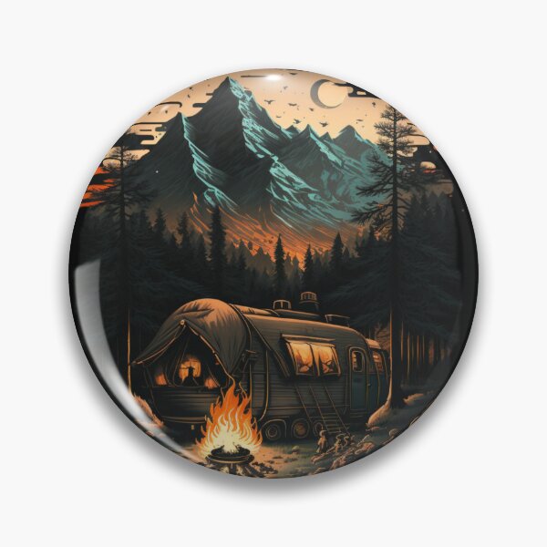 Artikelvorschau, Camping-T-Shirt-Vektor-Vintage-Design-Illustration entworfen und verkauft von Grado-kens.