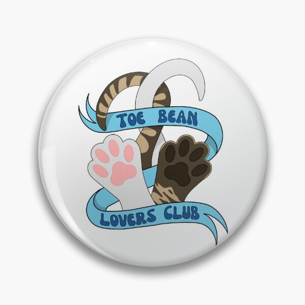 Item preview, Toe Bean Lovers Club W and BT - Blue Banner designed and sold by emmacatwheels.