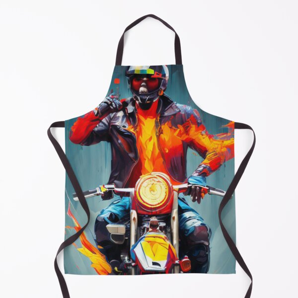 Item preview, Blazing Biker - Riding the Flames designed and sold by WBP Mart.
