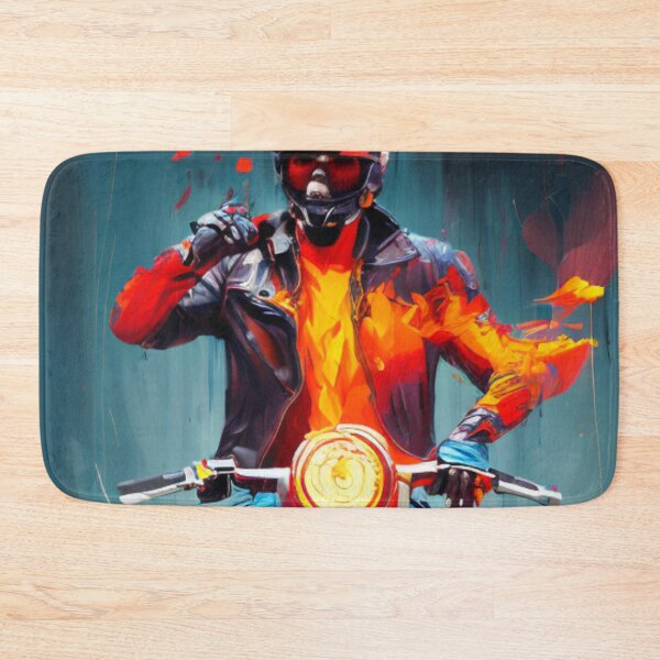 Item preview, Blazing Biker - Riding the Flames designed and sold by WBP Mart.