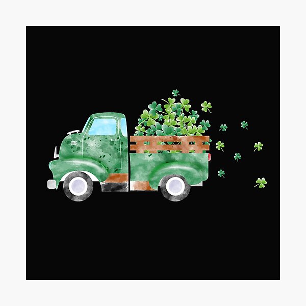 Item preview, Clover Leaves Van illustration  designed and sold by garniturex.