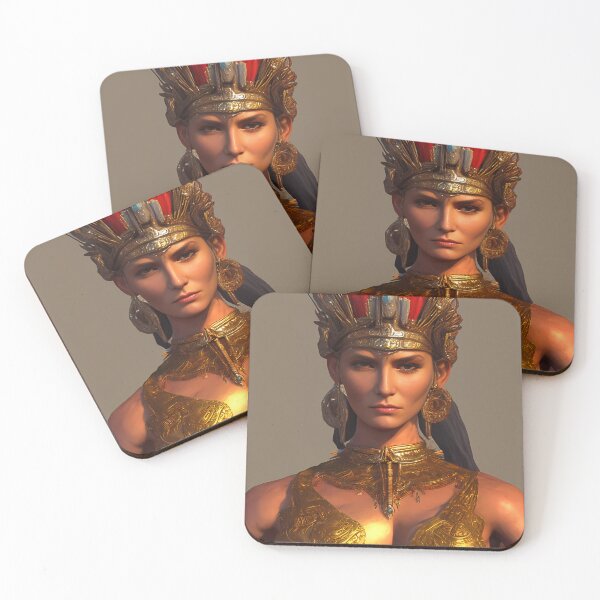 Item preview, Pachamama Godess of the Earth, Gold Armor, A.I. Artwork - Gods Collection designed and sold by SpektroDesign.