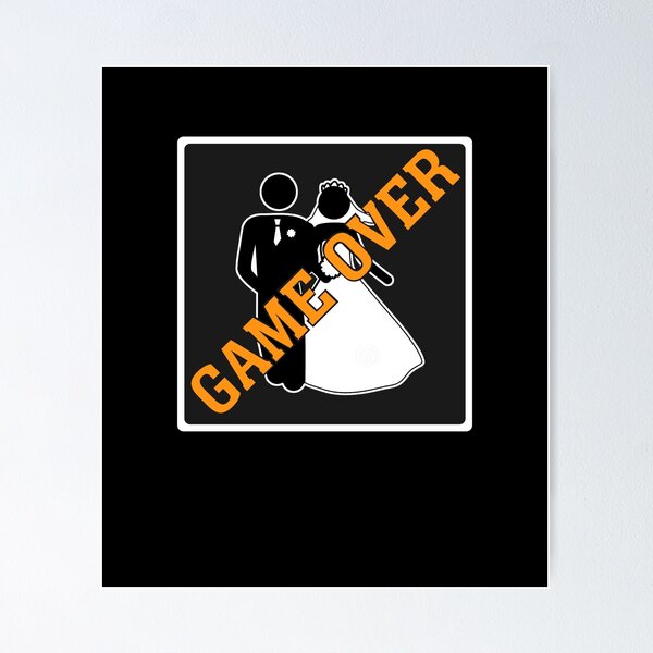 Item preview, GAME OVER WEDDING designed and sold by quertytees.