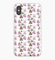 Silly Whacky Fun Poop Emoji Land Collection iPhone Case