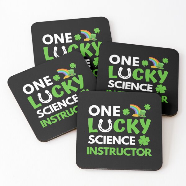 Item preview, One Lucky Science Instructor - Happy Saint Patrick's Day, St. Patrick's Day Teacher, St. Patrick's Day Educator, St. Patrick's Day Professor, Biology designed and sold by jadedscientist.