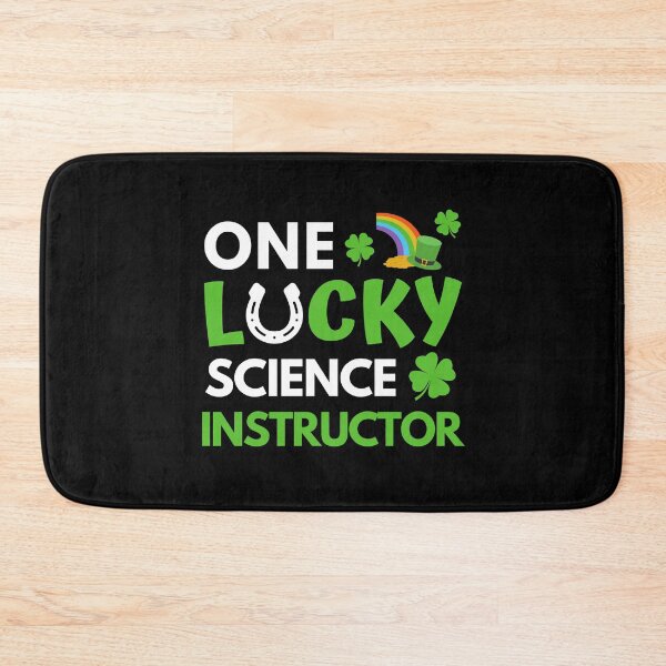 Item preview, One Lucky Science Instructor - Happy Saint Patrick's Day, St. Patrick's Day Teacher, St. Patrick's Day Educator, St. Patrick's Day Professor, Biology designed and sold by jadedscientist.
