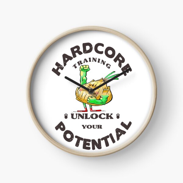 Item preview, Hardcore Training Unlock Your Potential Strong Onion Power Lifter Bodybuilder Foodietoon designed and sold by ProjectX23.