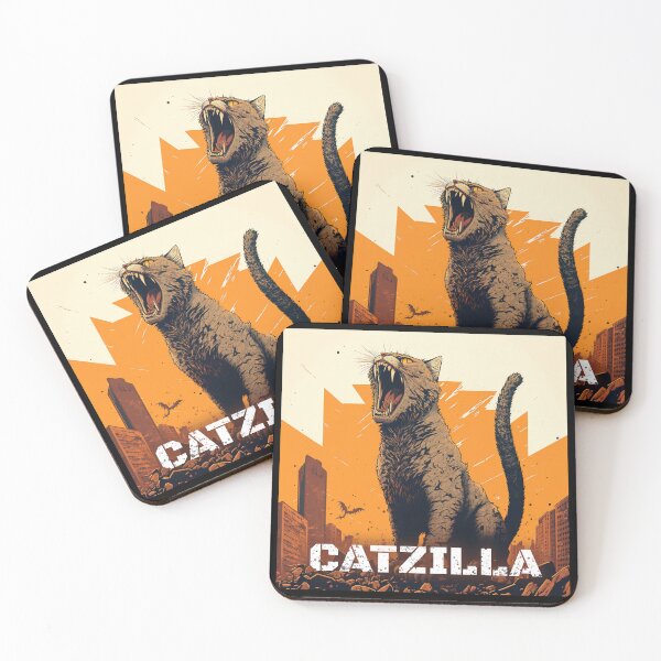 Item preview, Catzilla INSANE realistic artwork designed and sold by MeditationMind.