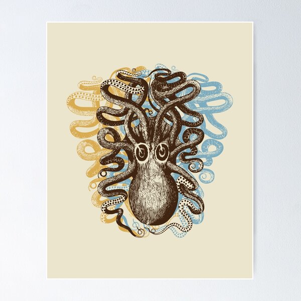Item preview, Octopus. Octopi. Octopuses. designed and sold by Murder of Crows.