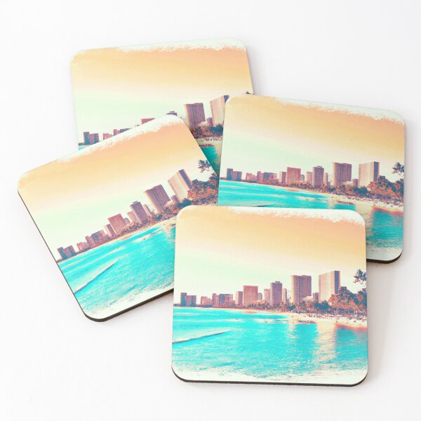 Item preview, Waikiki Beach Oahu: A Stunning Portrait designed and sold by funnyhalloween.