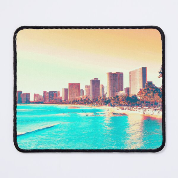 Item preview, Waikiki Beach Oahu: A Stunning Portrait designed and sold by funnyhalloween.