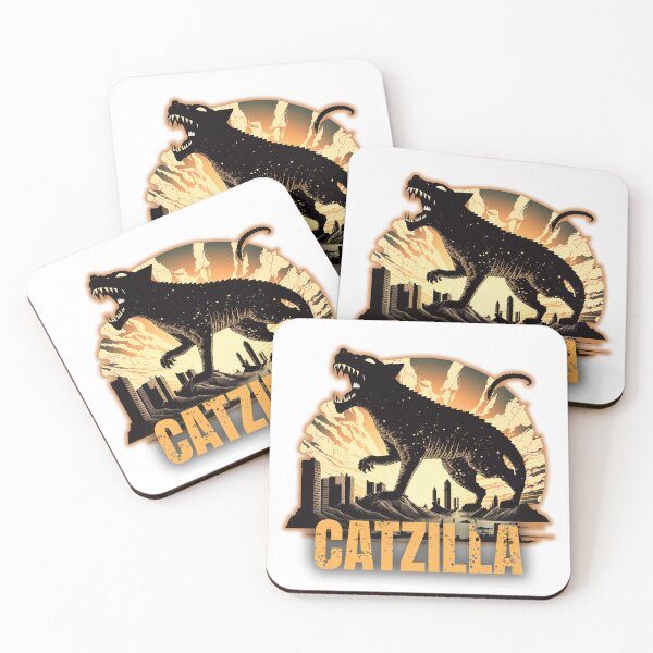 Item preview, Catzilla - COOL cat monster  designed and sold by MeditationMind.