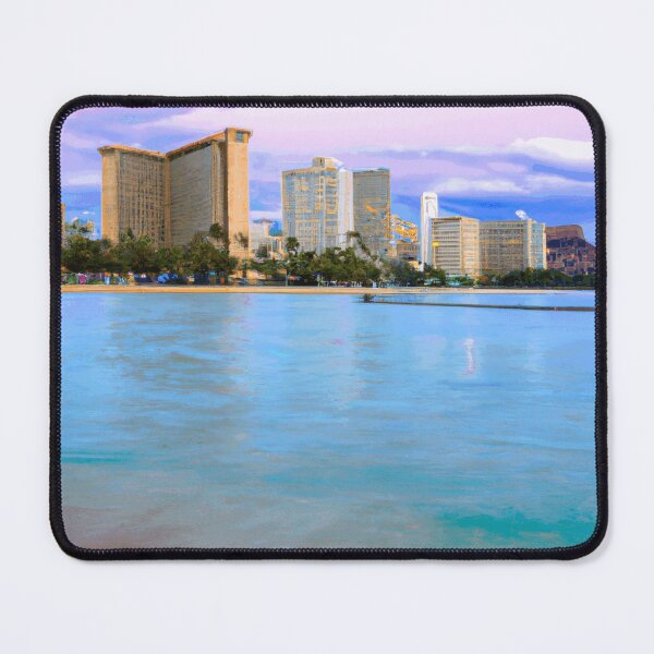 Item preview, Waikiki Beach Ocean View - A Majestic Portrait designed and sold by funnyhalloween.