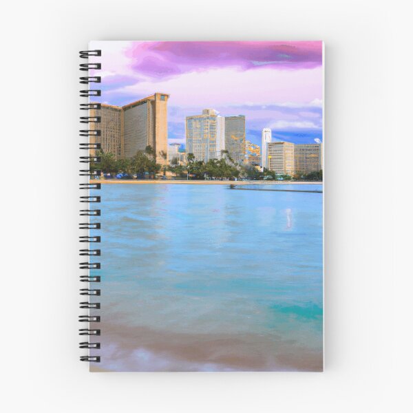 Item preview, Waikiki Beach Ocean View - A Majestic Portrait designed and sold by funnyhalloween.