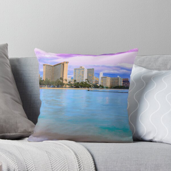 Item preview, Waikiki Beach Ocean View - A Majestic Portrait designed and sold by funnyhalloween.
